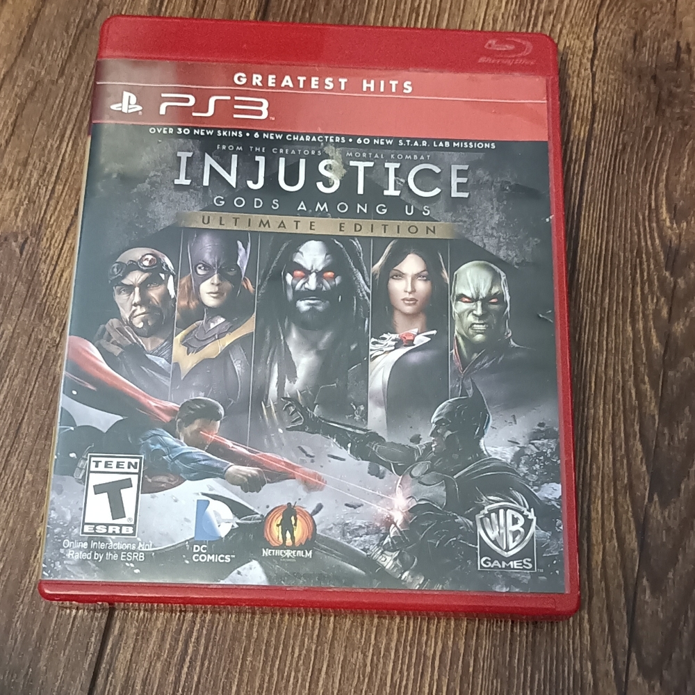 Injustice gods among us PS3 game